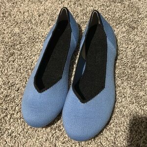 Blue Merino Wool Rothy’s Flats